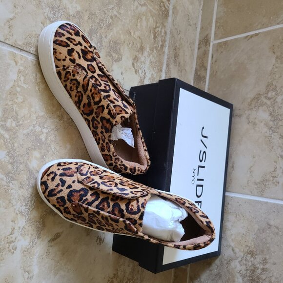 J/Slide Leopard Print Slip On Size 6 - Picture 3 of 10